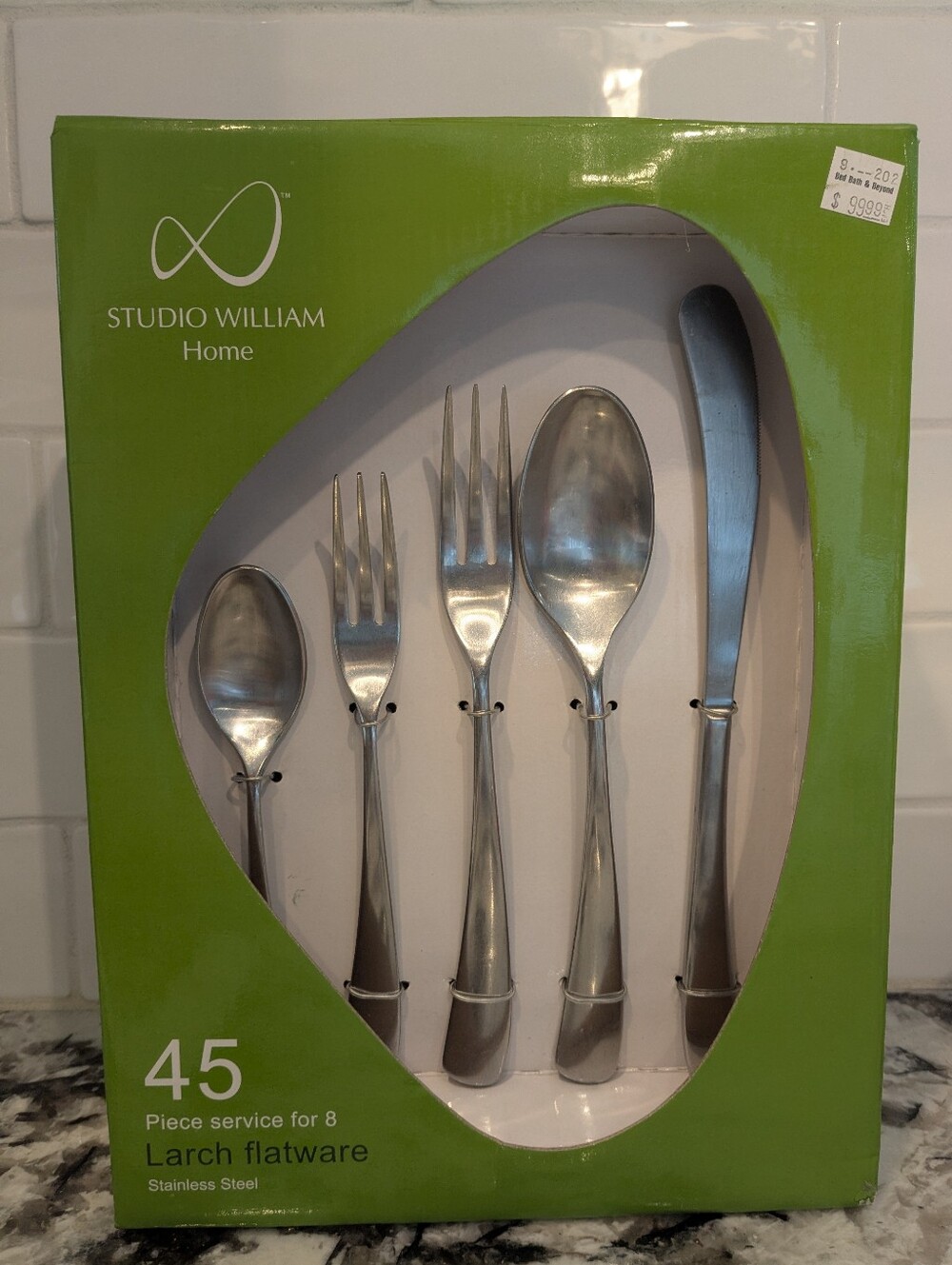 🍴 Studio William Home Larch Flatware Stainless Steel- USED